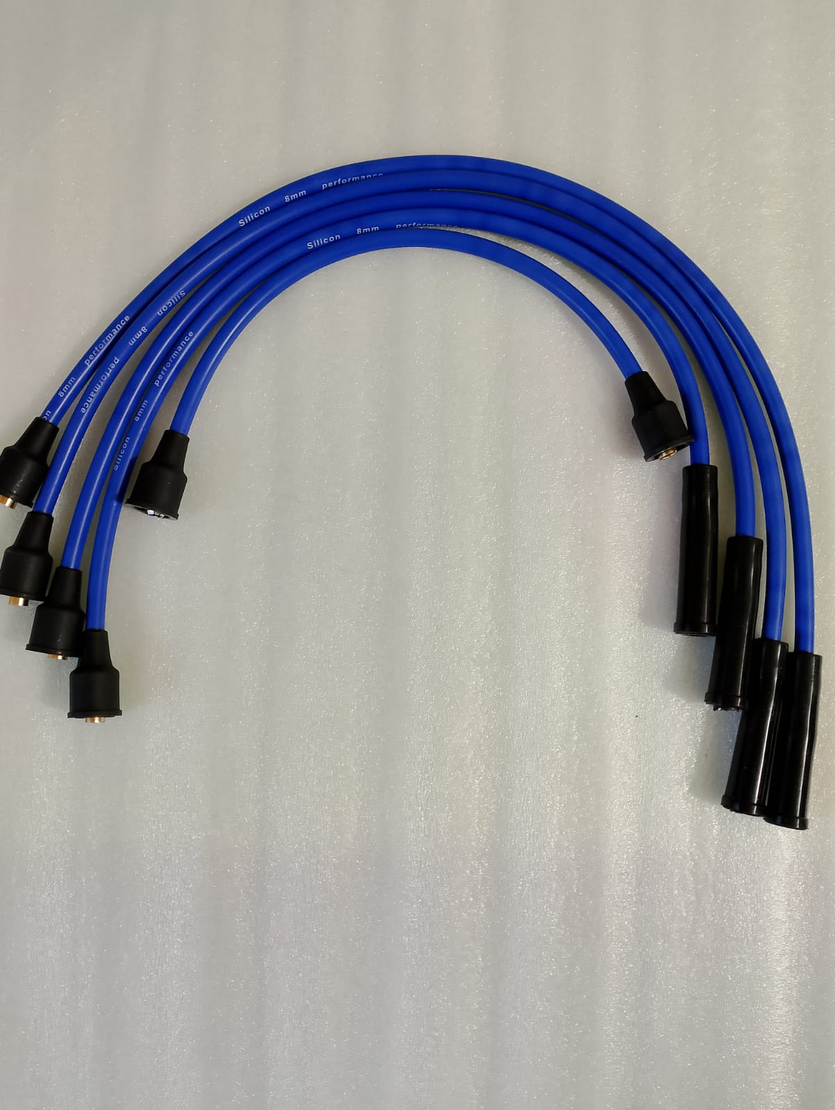 Cavi candela in silicone blu 1.0, 1.3, 1.6