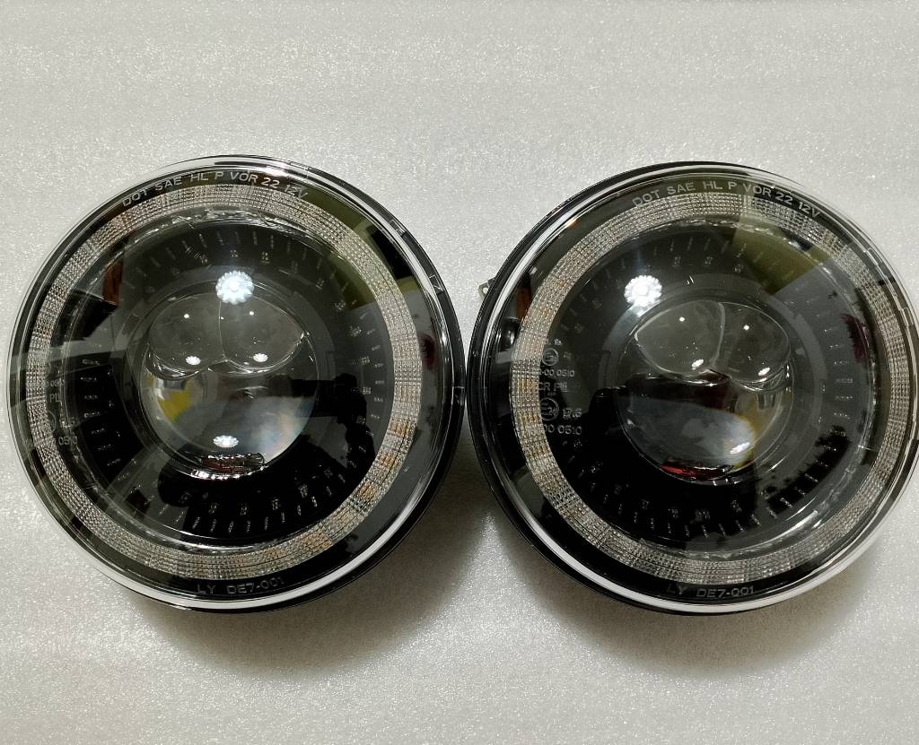 Coppia fari led 7 pollici Dragon eyes