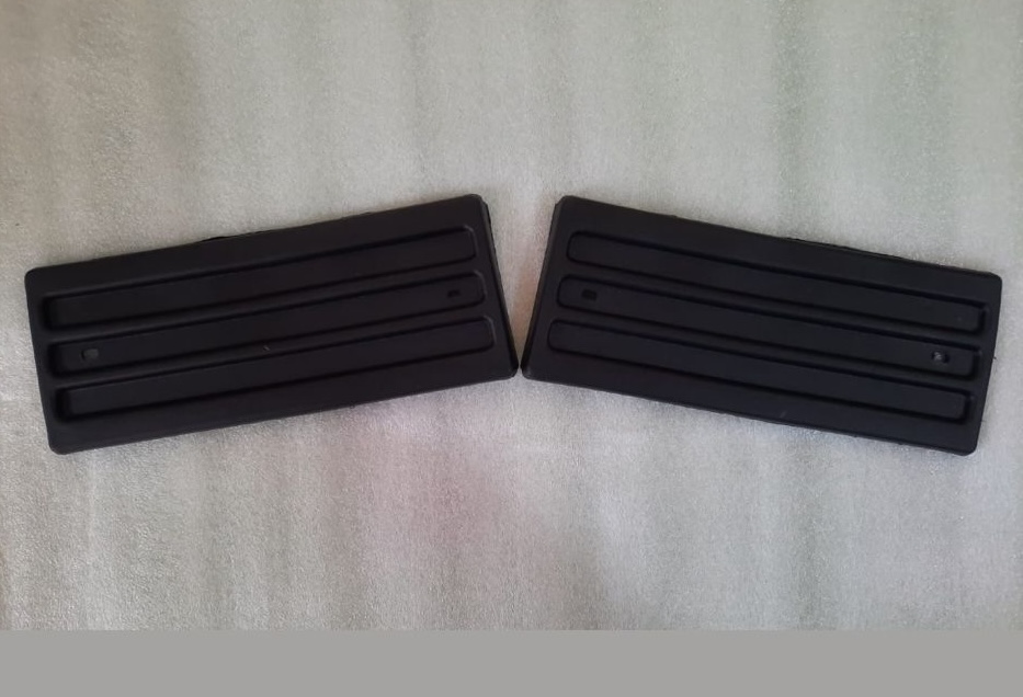 Coppia piastre arco centrale in plastica