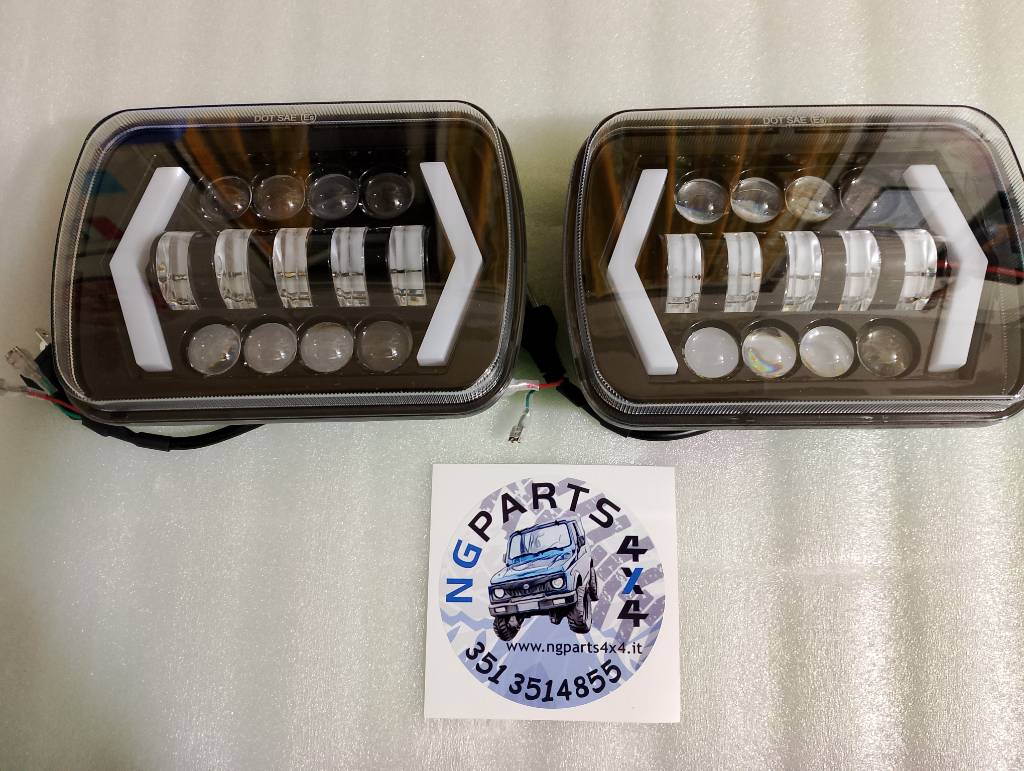 Coppia fari led 5x7