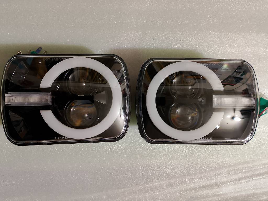 Coppia fari led 5x7