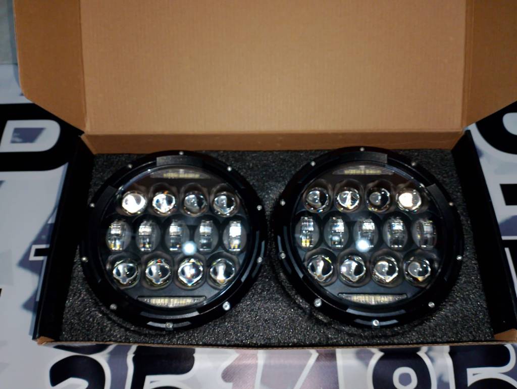 Coppia fari a led 7 pollici