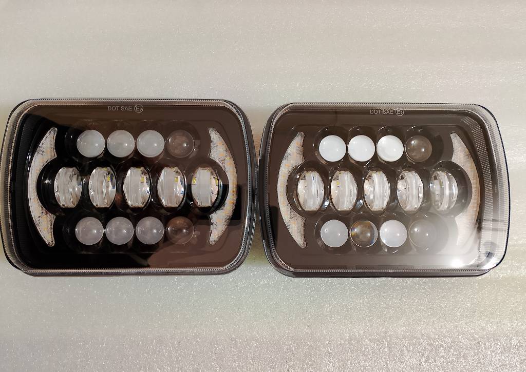 Coppia fari led 5x7