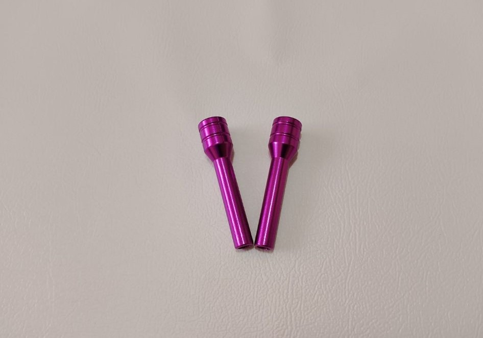 perni chiusura porte in metallo viola
